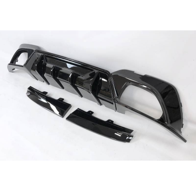 Difusor Trasero BMW G20 / G21 Look M3 Competition Brillante Negro Plástico ABS