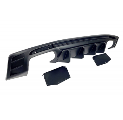 Difusor Trasero Chevrolet Camaro 2016-2023 Doble salida doble Plástico ABS