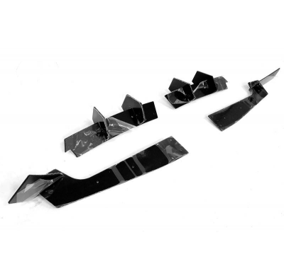 Difusor Trasero Ford Mustang 2018-2020 Brillante Negro Plástico ABS