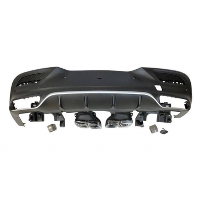Difusor Trasero Mercedes C292 2014-2018 Look AMG GLE63 Plástico ABS