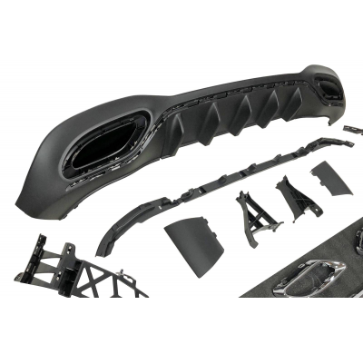 Difusor Trasero Mercedes W177 Look AMG Plástico ABS
