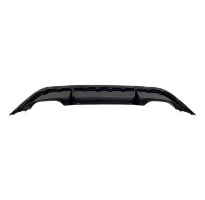 Difusor Trasero Volkswagen Golf 7 2013-2016 look R Negro Brillante Plástico ABS