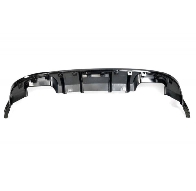 Difusor Trasero Volkswagen Golf 7.5 Negro Brillante Plástico ABS