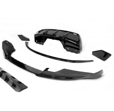 Kit De Carrocería BMW F16 X6 Look M Performance Brillante Negro Plástico ABS