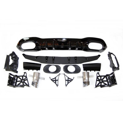 Kit De Carrocería Mercedes V177 Look AMG A35 4 Puertas Plástico ABS