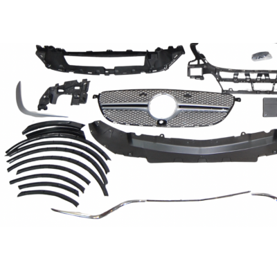 Kit De Carrocería Mercedes W166 GLE 2014-2018 look AMG E63 ABS Plástico ABS