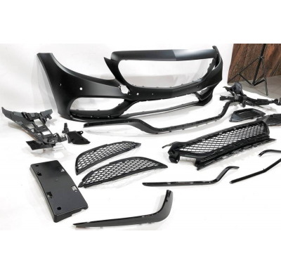 Kit De Carrocería Mercedes W205 2014-2018 4P Look AMG C63 Plástico ABS