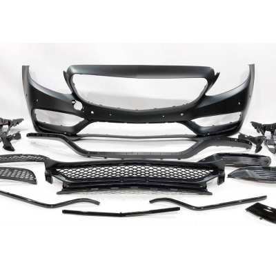 Kit De Carrocería Mercedes W205 2014-2018 Coupe Look AMG C63 Plástico ABS