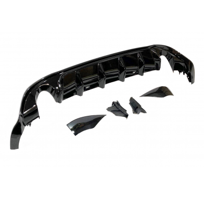 Kit De Carrocería Volkswagen Golf 7.5 GTI Look TCR Brillante Negro Plástico ABS