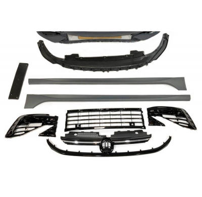 Kit De Carrocería Volkswagen Golf 8  3 /5P Look R20 2 Salidas Plástico ABS