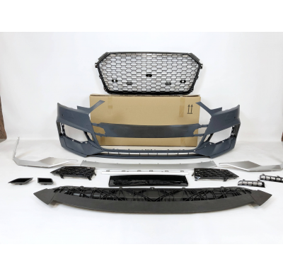 Paragolpes Delantero Audi A4 16-19 B9 Look RS4 Plástico ABS