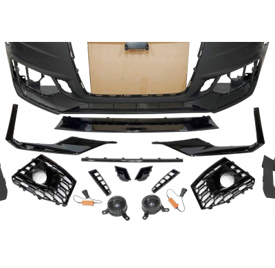 Paragolpes Delantero Audi A5 Coupe / Sportback 2013-2016 Look RS5 2017 Plástico ABS