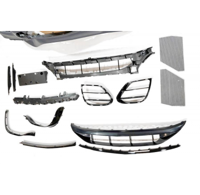 Paragolpes Delantero Mercedes W213 4p 2020+ / C238 2021 look AMG E63 Plástico ABS