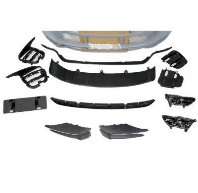 Paragolpes Delantero Porsche Macan 2014-2017 Look Turbo Plástico ABS