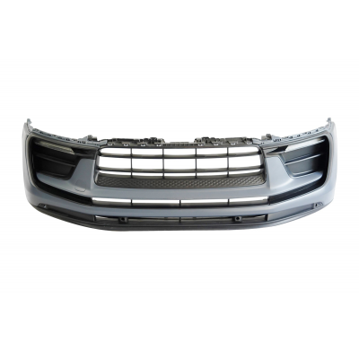 Paragolpes Delantero Porsche Macan 2014-2018 Look 2023 Faros delanteros Plástico ABS