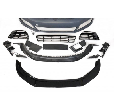 Paragolpes Delantero Volkswagen Golf 6 R20 Spoiler Plástico ABS