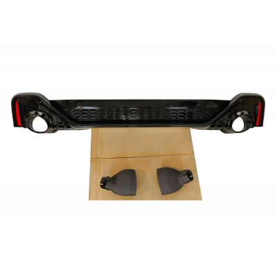 Paragolpes Trasero Audi A6 C8 Avant Look RS6 Plástico ABS