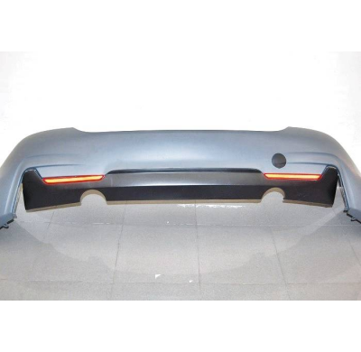Paragolpes Trasero BMW F32 / F33 / F36 Look M-Tech Dos Salidas ABS Plástico ABS