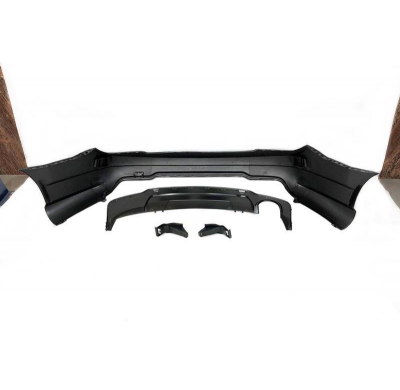 Paragolpes Trasero Mercedes W204 07-13 2-4P 1 Salida Look AMG ABS Plástico ABS