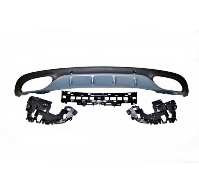 Paragolpes Trasero Mercedes W205 2P 14-18 Look AMG Plástico ABS