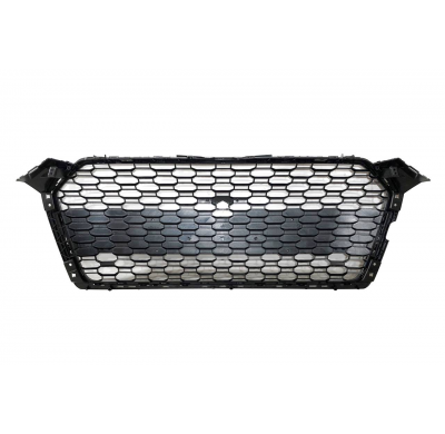 Parrilla Audi A5 18-20 Look RS5 Negro brillante Cámara Plástico ABS