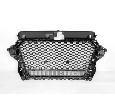 Parrilla Delantera Audi A3 V8 Look RS3 2013-2015 Mod 2 Plástico ABS