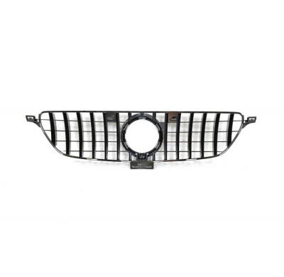 Parrilla Mercedes C292 2014-2018 Look GT Full Black Cámara Plástico ABS