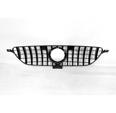 Parrilla Mercedes C292 2014-2018 Look GT Full Black Cámara Plástico ABS