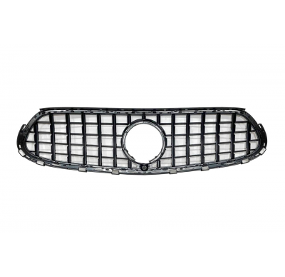 Parrilla Mercedes GLC X254 2023+ Look GT Black Cámara Plástico ABS