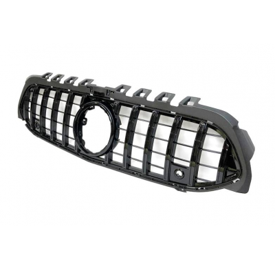 Parrilla Mercedes W177 / V177 GTR Cámara 360 Negro Brillante Plástico ABS