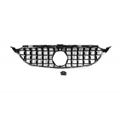Parrilla Mercedes W205 2019 Look GT Cámara Plástico ABS