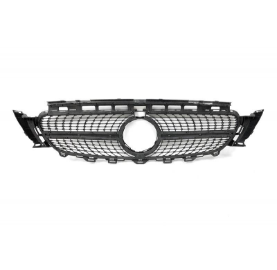 Parrilla Mercedes W213 / S213 / C238 Diamond Con Cámara Plástico ABS