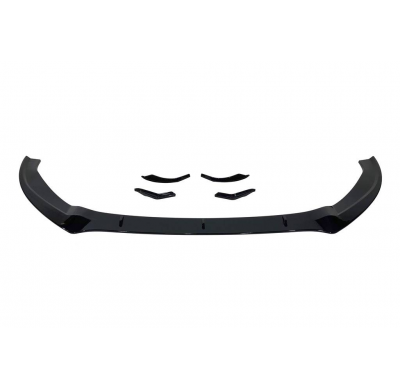 Spoiler Delantero Audi A3 2017-2019 look RS3 Negro Brillante Plástico ABS