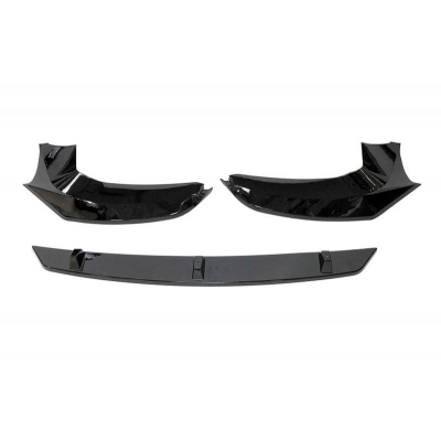 Spoiler Delantero BMW G30 / G31 Look M-Tech II Negro Brillo Plástico ABS