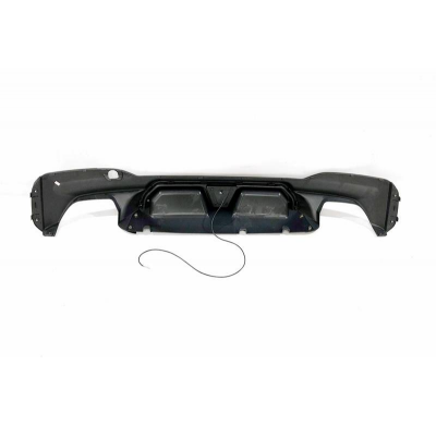 Difusor Trasero BMW G30 / G31 Look M5 CS Negro brillante Plástico ABS
