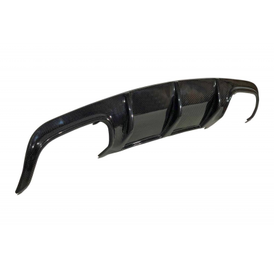 Difusor Trasero Mercedes W204 4P 07-10 Look AMG C63 Carbono Fibra de Carbono
