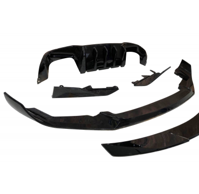 Kit De Carrocería BMW F87 Look M2 CS Performance Brillante Negro Plástico ABS