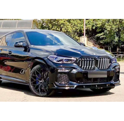 Kit De Carrocería BMW G06 X6 Look M Performance Brillante Negro Plástico ABS