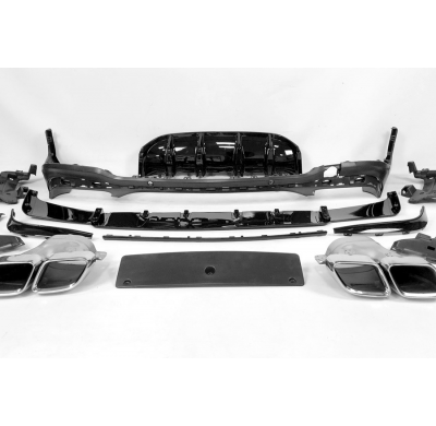 Kit De Carrocería Mercedes X253 GLC 2020+ Look AMG GLC63 Plástico ABS
