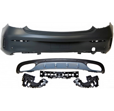 Kit De Carrocería Mercedes W205 2014-2018 Coupe Look AMG C63 Plástico ABS