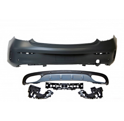 Kit De Carrocería Mercedes W205 2014-2018 Coupe Look C63 Plástico ABS