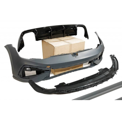 Kit De Carrocería Volkswagen Golf 8  3 /5P Look R20 2 Salidas Plástico ABS