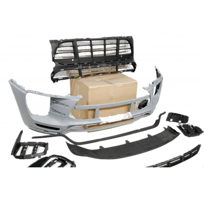 Paragolpes Delantero Porsche Macan 2014-2017 Look Turbo Plástico ABS