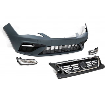 Paragolpes Delantero Seat Leon F5 2013-2019 Look FR Spoiler Plástico ABS