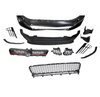 Paragolpes Delantero Volkswagen Golf 7 3/5P look GTI Plástico ABS