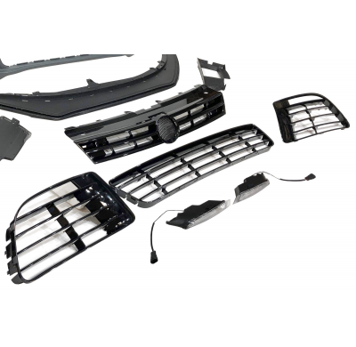 Paragolpes Delantero Volkswagen Polo 2009-2017 Look R Plástico ABS