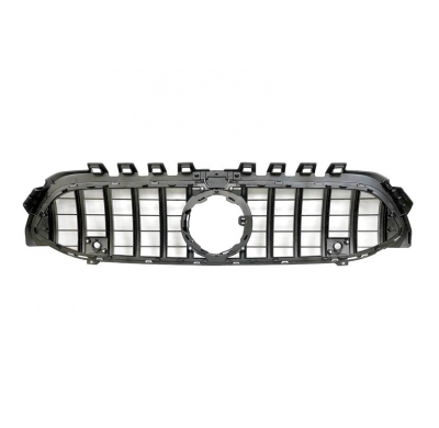 Parrilla Mercedes W177 / V177 GTR Cámara 360 Negro Brillante Plástico ABS