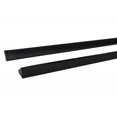 Taloneras Volkswagen Golf 7 / 7.5 Look Rline  Negro Brillante Plástico ABS