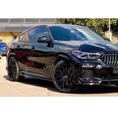 Kit De Carrocería BMW G06 X6 Look M Performance Brillante Negro Plástico ABS