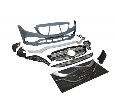 Kit De Carrocería Mercedes W213 4p / SW 2016-2019 look AMG E63 ABS Plástico ABS